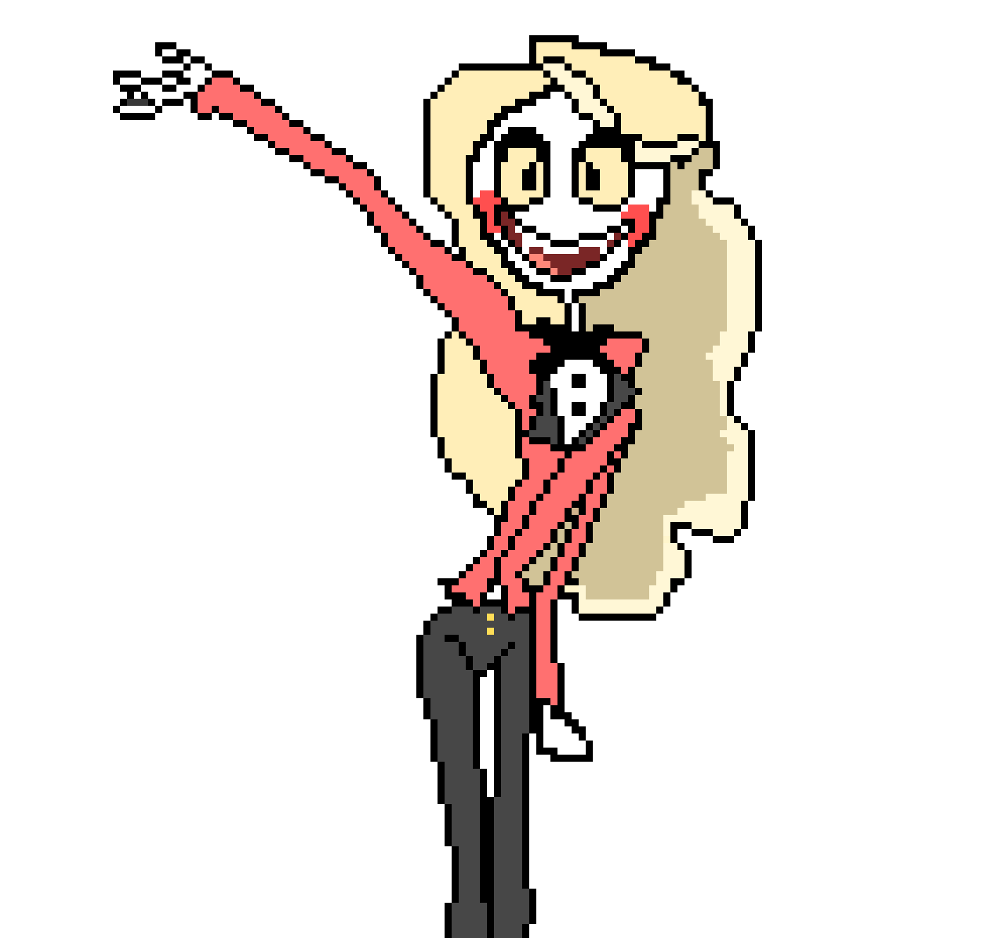 [ae61c8] ooh a new face in hell *She thinks she's still in hell because lots of shit is happening*