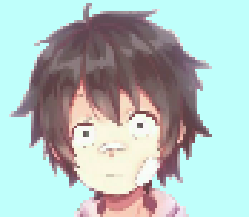 [48193a] *he turned with his safety scissors and tries to stab him* -(Bx)