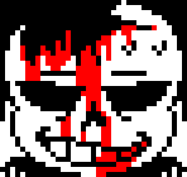 [7ce906] *(He'd point a sharp bone at connor.) Surrender or be annihilated. -Demented Sans