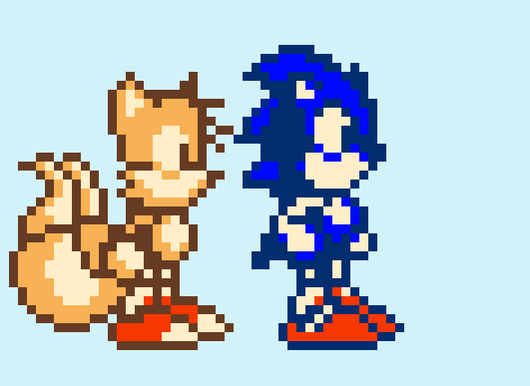 [1cc751] Sonic the Hedgehog 2 NES sonic and tails