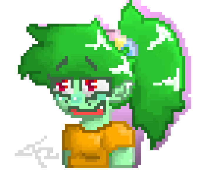 [005fa5] Toggle: but i could make up a character come on here with it, vent, get cancelled, leave, and then come back with a new oc in a different style. say- a green girl with an orange shirt?