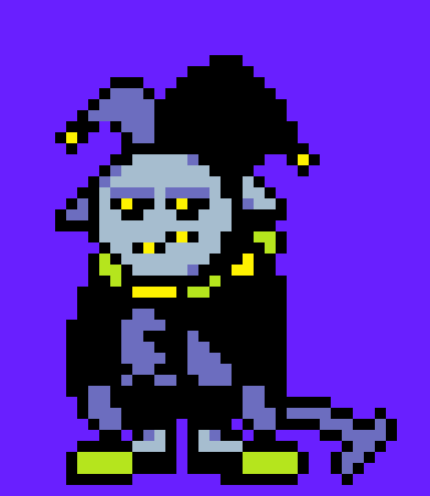 [970cdd] Jevil-*A door is near Evan*