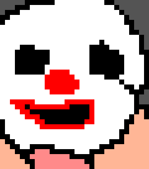 [f7c573] It's a funny clown! it holds out a funny clown horn and honks!..... it sounds so distorted.....