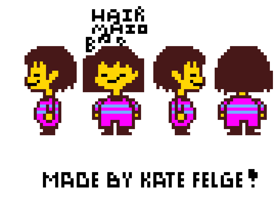 [9664c4] twisted upFrisk Sprite Sheet (No walking)