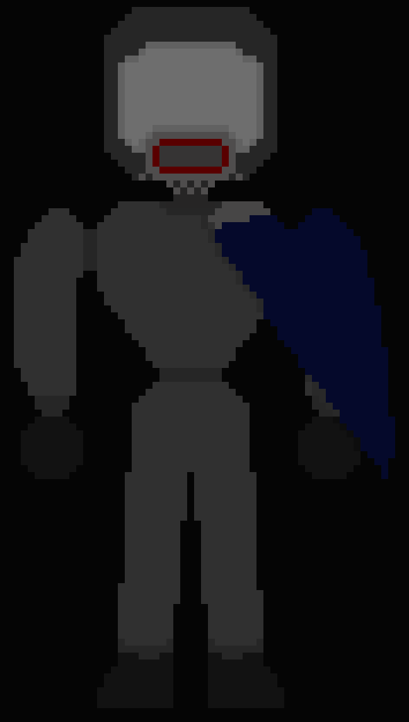 [25d002] *He holds his Queen Slayer Blade on his Back, Walking through the ruins, getting slightly closer*