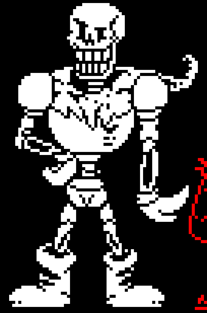 [935f7c] this papyrus sprite that i made is sooo epic