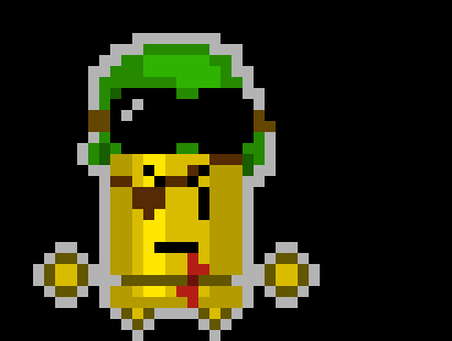 [5101cd] flying pieces of rubble is going on