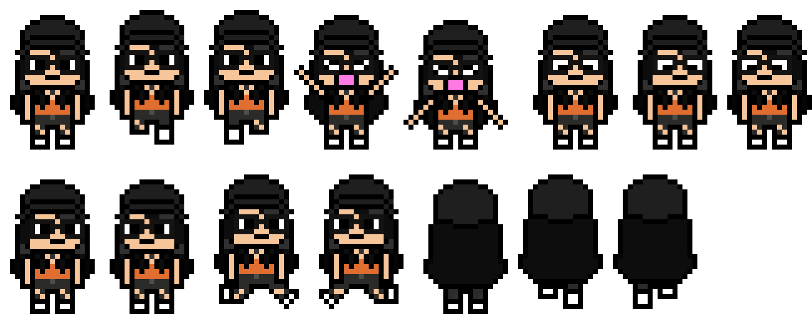 [8bd25d] Vicky sprite sheet