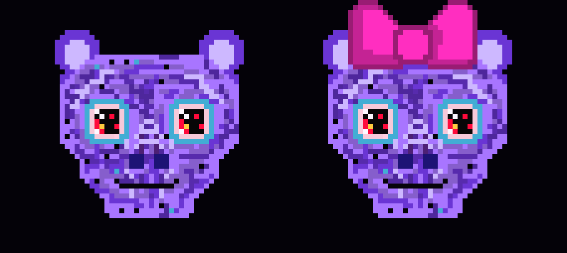 [9664c4] BROTHER AMD SISTER PURPLE BEARS