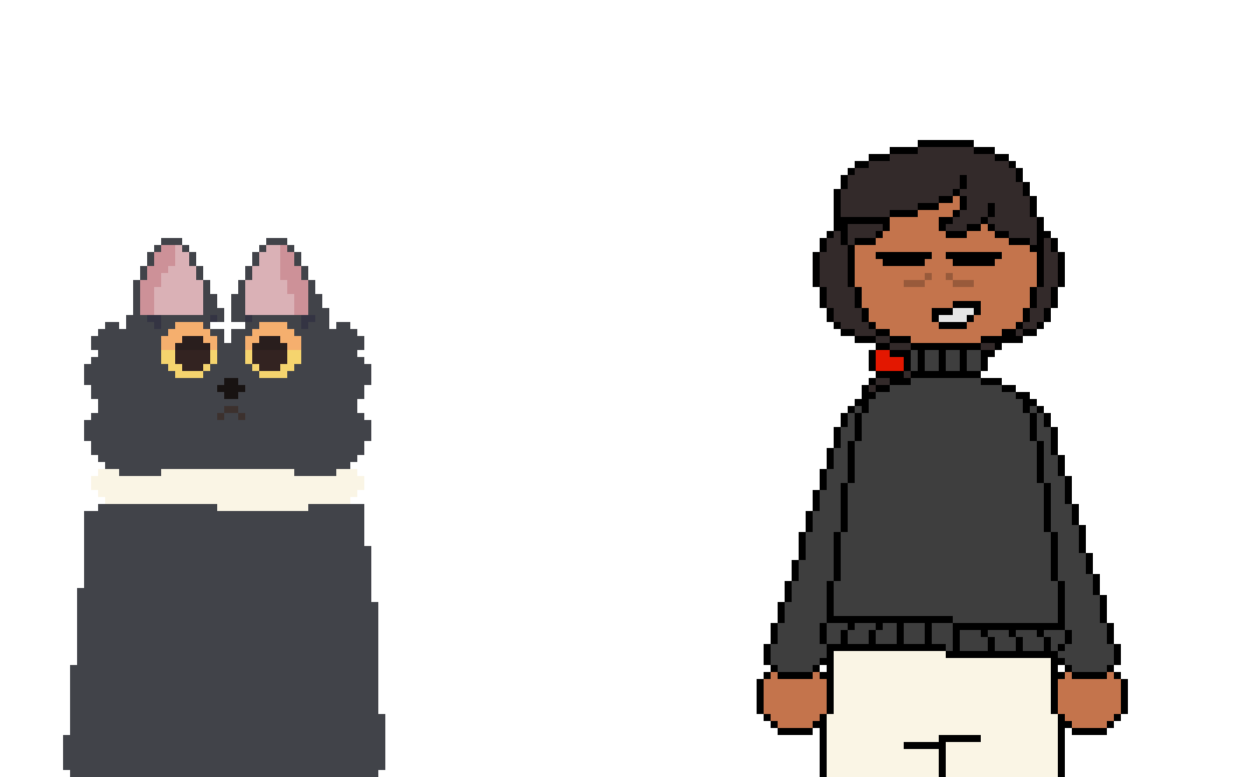 [0b51d0] Anyways, Cat and hooman duo.