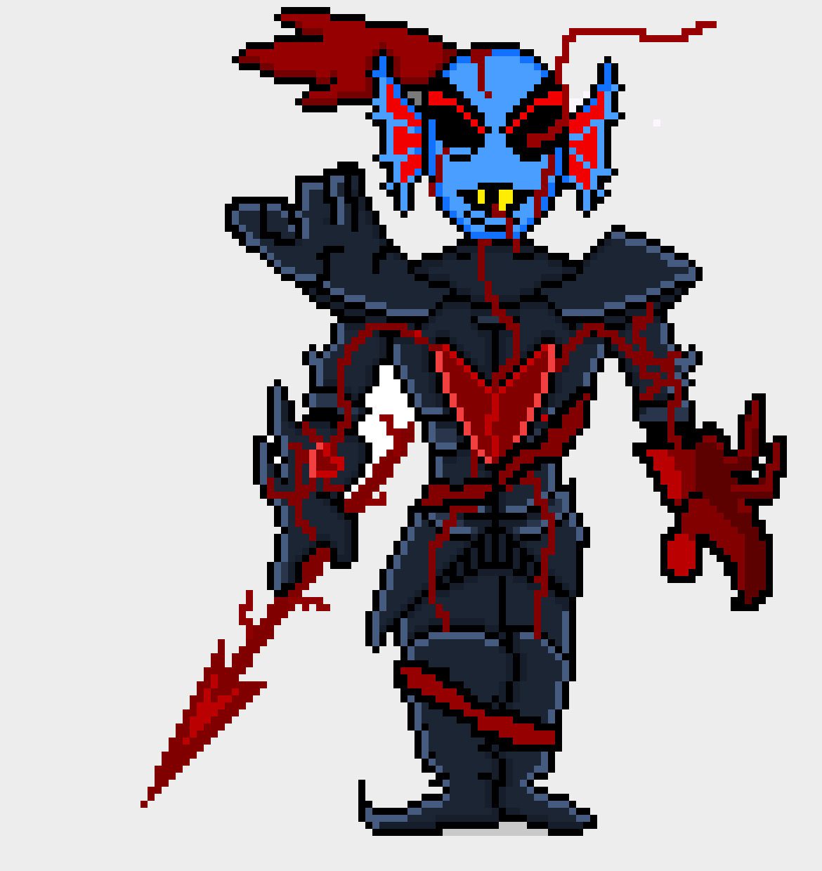[9664c4] Determined Undyne Against Lv. 20 Chara