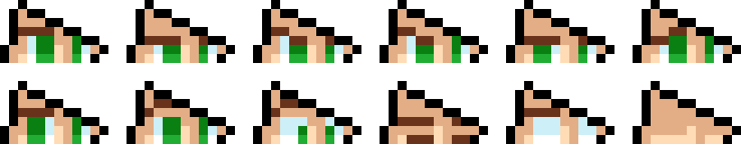 [8de716] the eyes so far are done unless i add any others, now i gotta do the mouths