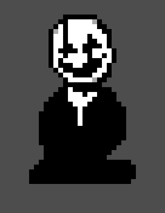 [b7731b] deltarune gaster battle sprites