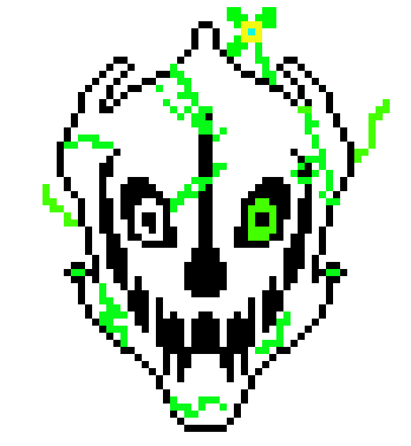 [cb8faa] Gaster Blaster (Green version)