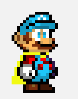 [855695] he throws up a super feather and starts running to begin flying away)