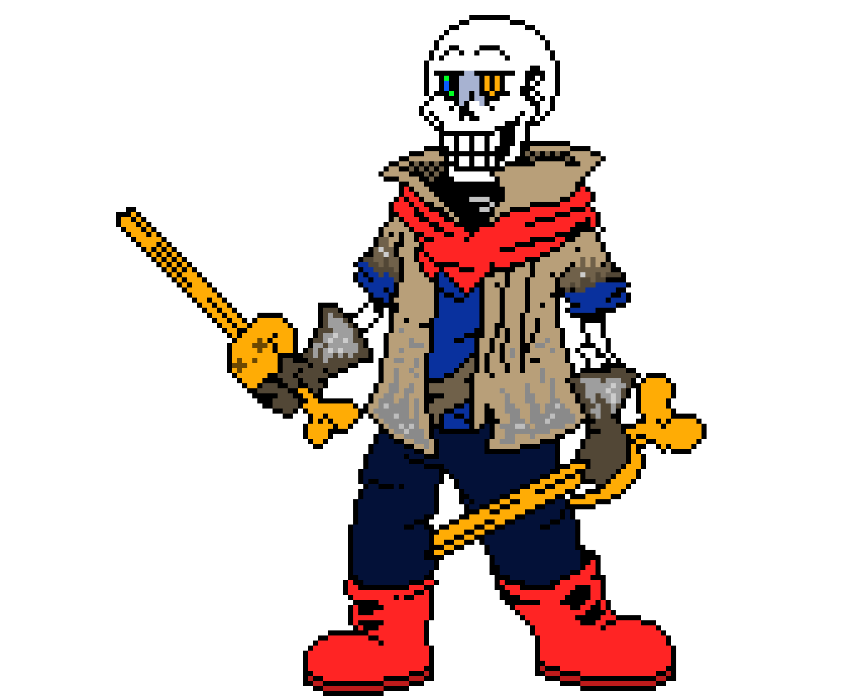 [95be89] DustBelief Papyrus (done right!) | [[Am I finding the cooler stuff, here somehow?...]]