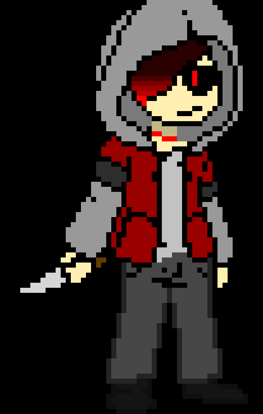 [4793a2] id absolutely LOVE to see anyone try and beat me! -sees bendy and has ptsd from playing the game- oh FUCK nah fam...-walks back into forest- (nice sprite anyhow!)