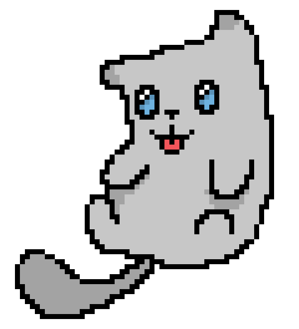 [9664c4] Silver she-cat