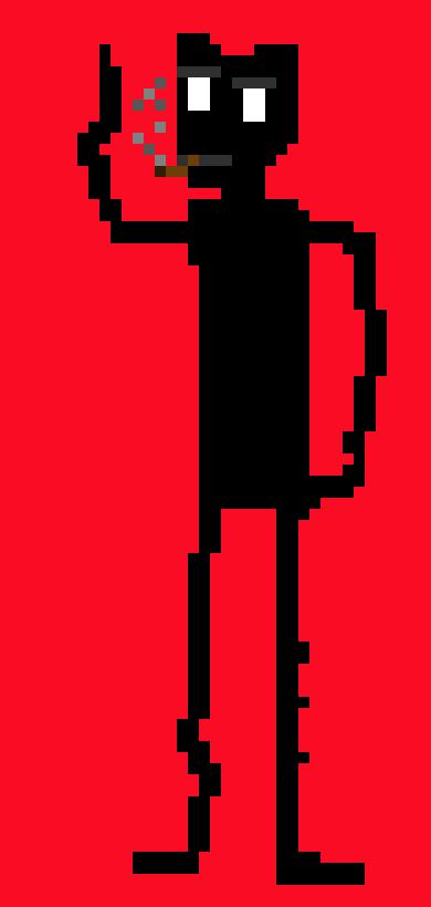 [64e164] Randall 8 - has a smoke (full sprite)