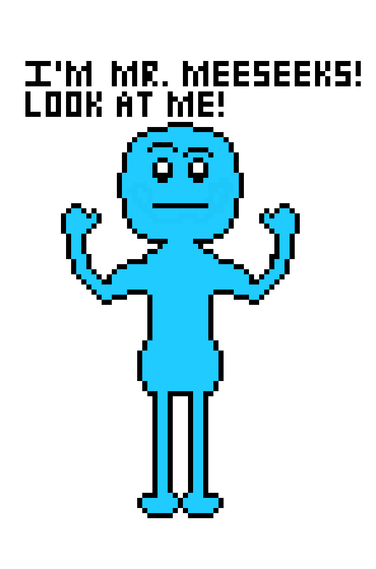 [1cc69e] I`m Mr. Meeseeks! I have your wedding photo!