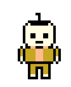 [9cd13c] danganronpa pixel sprite base:Droy