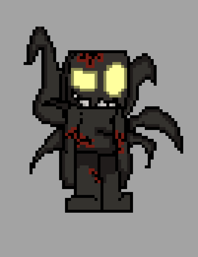 [0043b2] Try drawing the Funni Craft SCP