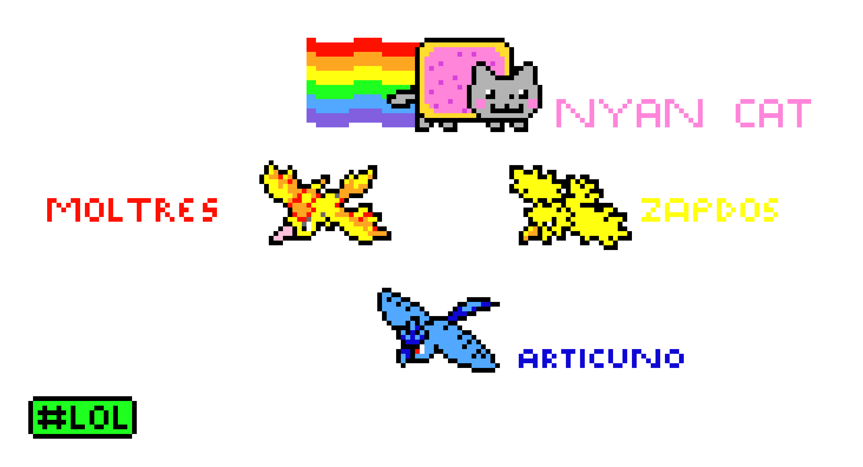 [9664c4] Pixel Art: The 4 LEGENDS!!:)