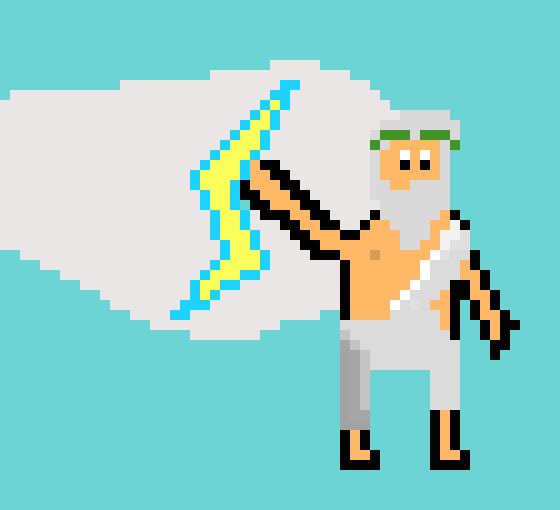 [9664c4] zeus Greek God
