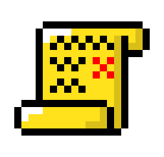 [9664c4] Pixel-Scroll with X mark (Artist: Deadgameplayz)