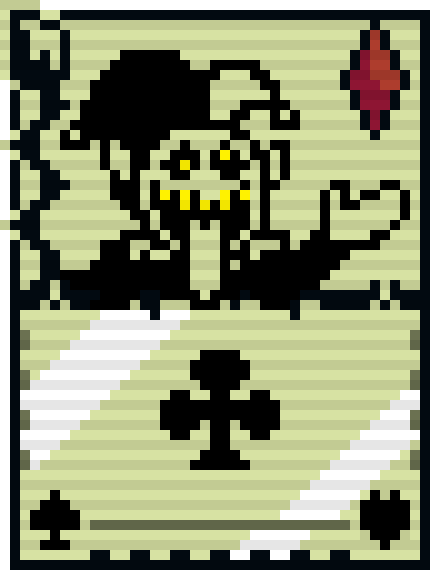 [979c44] Jevil Inscryption Card