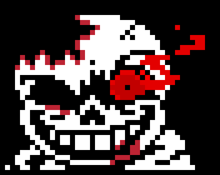 [6a32c5] A wall of blasters bones, blue bones, and orange bones summoned* "you like it?"