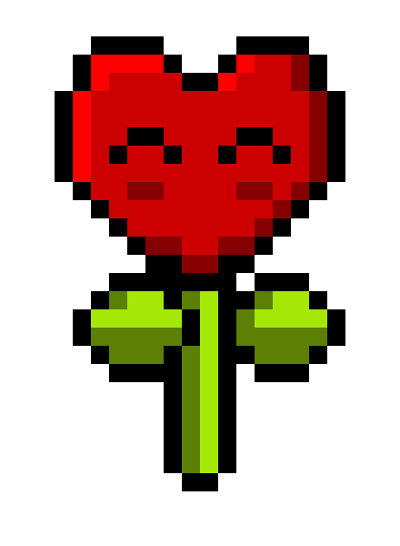 [bea9a0] heart Flower