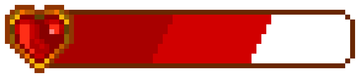 [7bb349] Health bar low