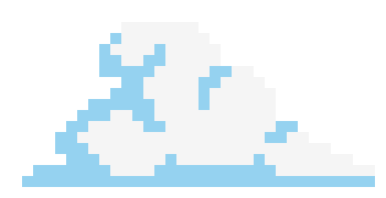 [6180e3] Clouds pixel art