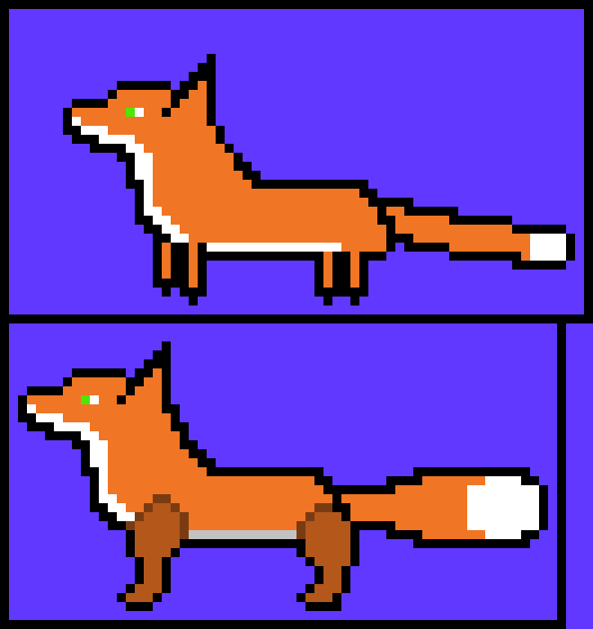 [9664c4] Box of Fox I put legs on the fox