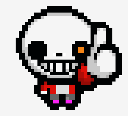 [9664c4] TBOI Sans (w/ red jacket and orange eye)