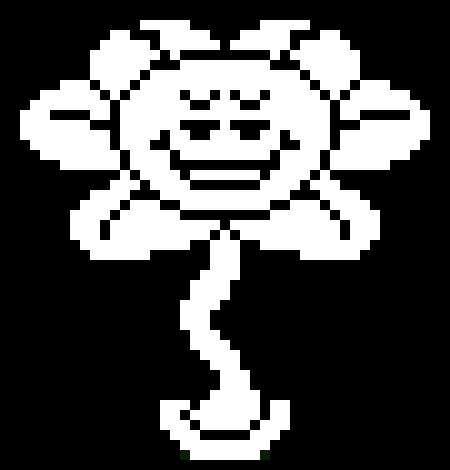 [5e467c] -under the table next to them, laughing, but not loud enough for them to hear- I can get a free kill soon! -Flowey