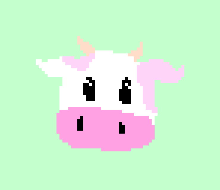 [7ca19d] cow without outline