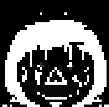[1df244] *appears in front of Flowey* .:{Hello, talking flower.}:.