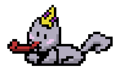 [e72129] Birthday Cat