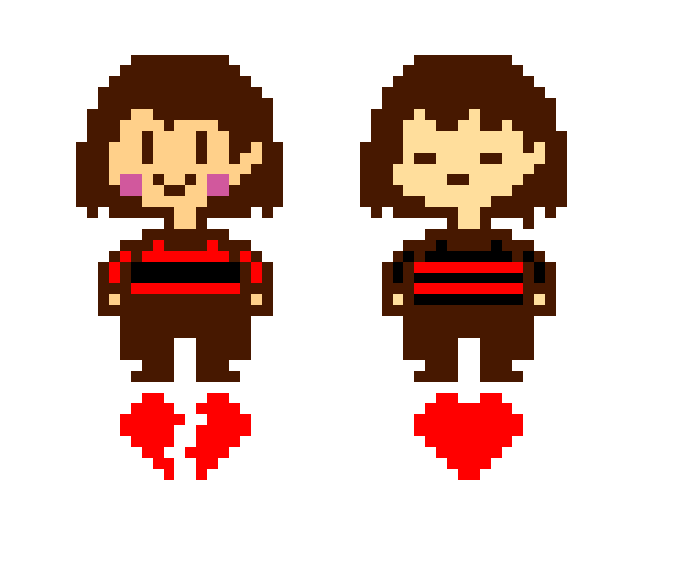 [9664c4] UF Chara and Frisk