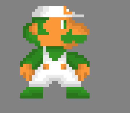 [c06d33] Luigi pixel art