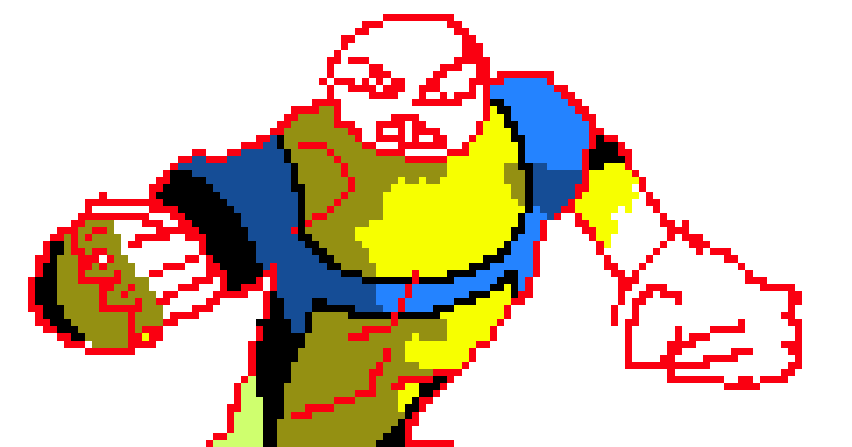 [9898f0] STAND TALL BUCKET MAN