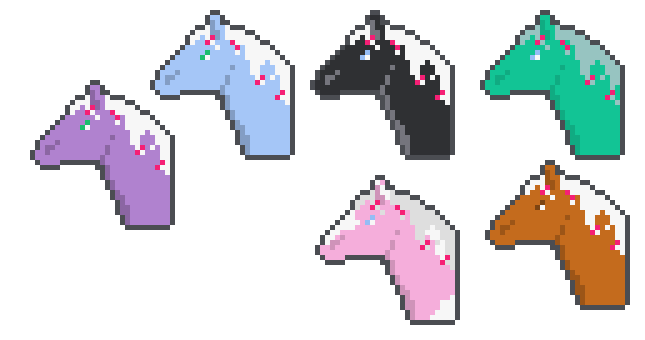 [9664c4] Horsey Stickers!