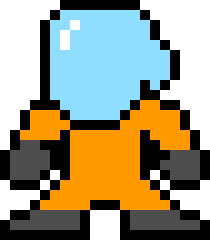 [9664c4] OrangeAstronautLeft