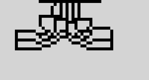 [7b7bce] legs finished! time for coloring! -karma