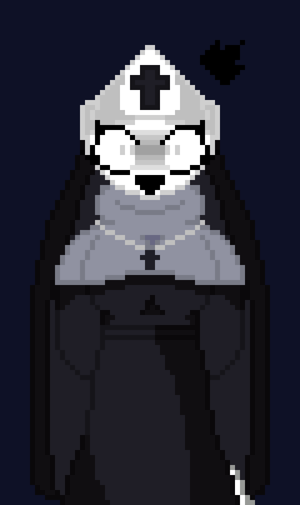 [a24445] *He sees Molt and Geno* *She carefully goes closer*