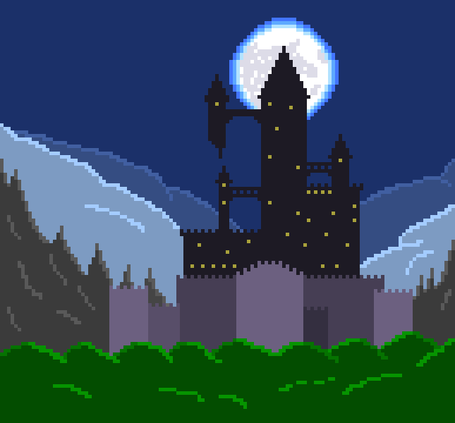 [7b6960] Castle Background