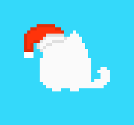 [9664c4] Chrisrtmas Cat :3