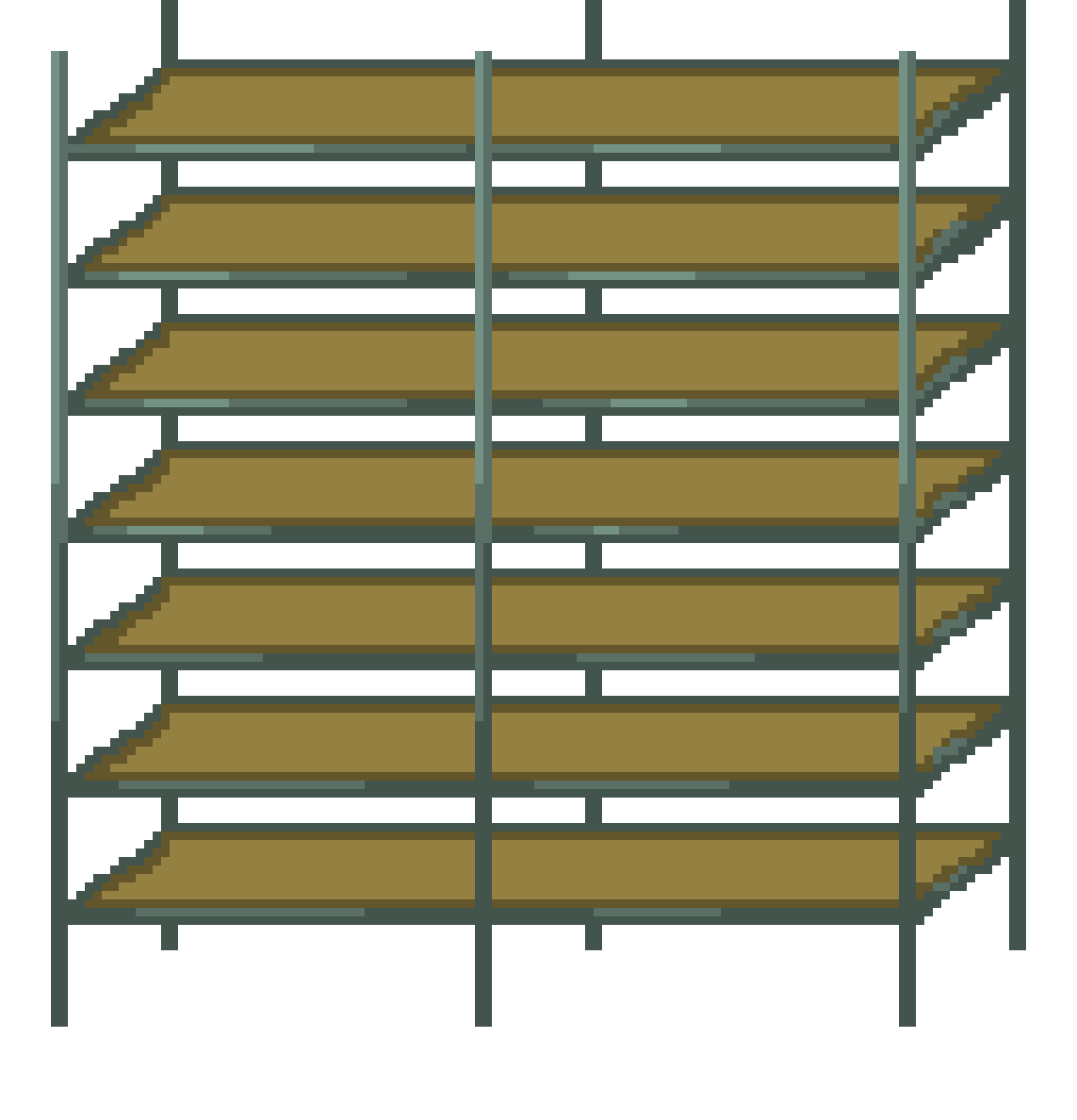 [4fc361] Warehouse Shelves